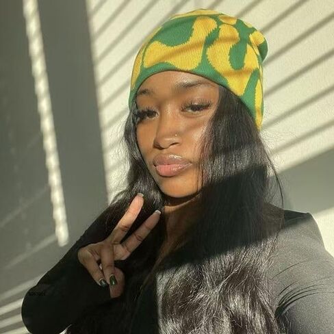 Y2K Beanie Hat Streetwear MEA Design Hats for Women Men Teenagers in Saudi Arabia