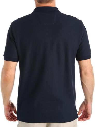 Nautica Men's Classic Short Sleeve Solid Performance Deck Polo Shirt in Saudi Arabia