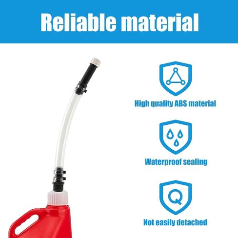 Gas Can Spout Replacement, Perfect for Racing Fuel Jug, 5 Gallon Gas Can for Racing, Atv, Dirt Bike and 3/5.5 Gallon Jugs (Include Elbow Pipe) in Saudi Arabia