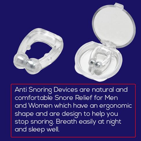 Anti Snoring Devices, 8 PCS Anti Snore Nose Clips Silicone Magnetic Snore Stopper, Effective Snoring Solution Anti Snore Devices for Men and Women in Saudi Arabia