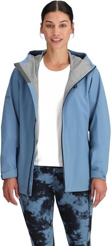 Outdoor Research Women's Stratoburst Stretch Rain Jacket, Olympic, XL in Kuwait
