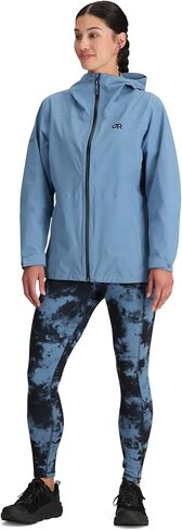 Outdoor Research Women's Stratoburst Stretch Rain Jacket, Olympic, XL in Kuwait