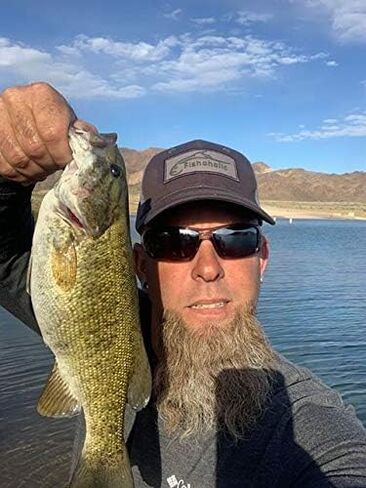 Fishoholic Snapback Baseball Fishing Hat - Embroidered Logos Mesh Trucker Fishing Gift for Dad Father Son (R) TM Fishaholic (SNP-BLKonBLK) in Kuwait