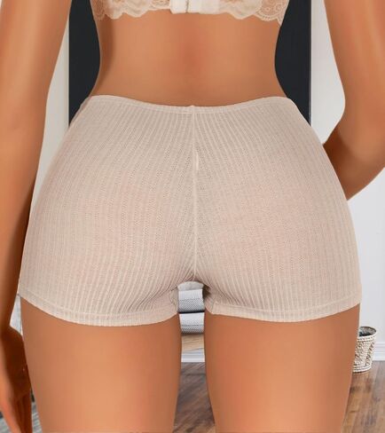 Hibluco Women's Boyshort Panties Soft Stretch Boy Shorts Underwear Boxer Briefs in Saudi Arabia