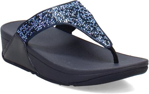 صندل نسائي من FitFlop من Lulu Crystal-Mix بكعب عريض in Saudi Arabia