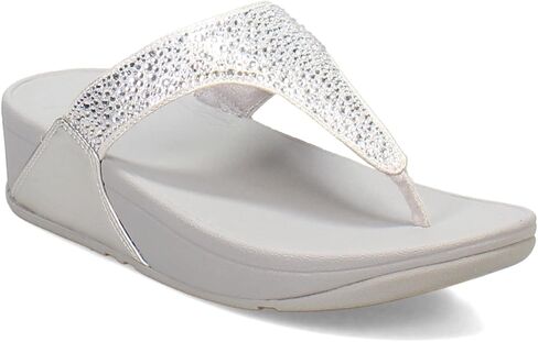 صندل نسائي من FitFlop من Lulu Crystal-Mix بكعب عريض in Saudi Arabia