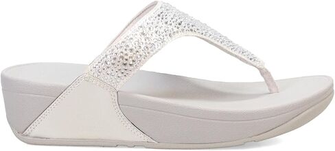 FitFlop Women's Lulu Crystal-Mix Toe-Post Sandals Wedge in Kuwait