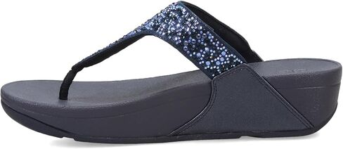 صندل نسائي من FitFlop من Lulu Crystal-Mix بكعب عريض in Saudi Arabia