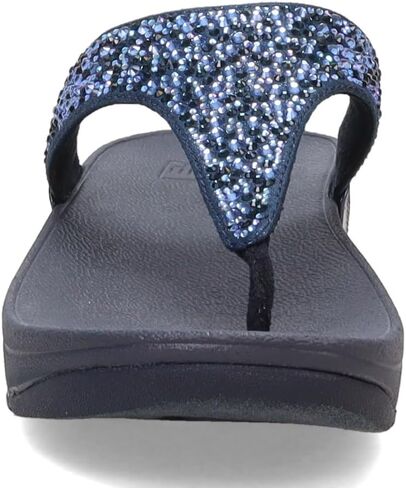 صندل نسائي من FitFlop من Lulu Crystal-Mix بكعب عريض in Saudi Arabia
