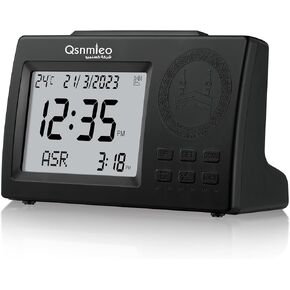 Azan Clock for Prayer with Sound - Athan Clock for Home - Prayer Clock Adhan Clock for USA Muslim for Home