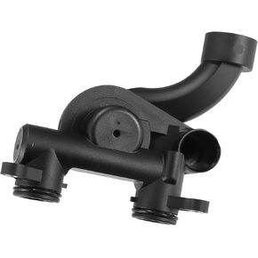 Heater Control Valve LR100352 - Car Coolant Water Valve Pipe - for Jaguar F-Pace 2019-2022 Plastic Black - 1 Pc