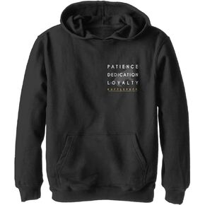 Harry Potter Kids Deathly Hallows Small Stack Hufflepuff Youth Pullover Hoodie
