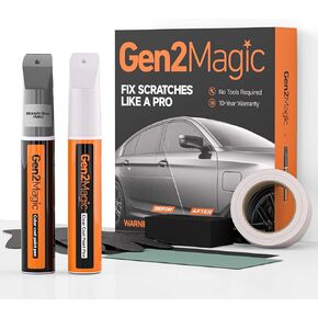 Pearl White Touch Up Paint Pen Kit for Telsa Y 3 S X [Clear Coat Included], PPSW Color Match for Scratches, Rock Chips, Bumper Dings, Easy Scratch Repair & Rust Remover for Tesla Owners