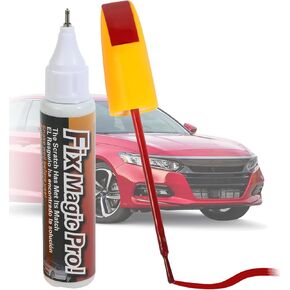 Zlirfy Touch Up Paint Pen,Car Scratch Remover for Deep Scratches,Two-In-One Car Paint Scratch Repair Pen,Car Accessories Car Paint Pen Car Touch Up Paint,Car Scratch Remover for Deep Scratches (White)