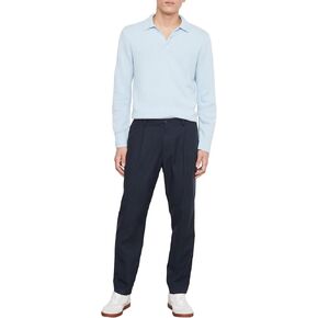 Vince Men's Lyocell Linen Pleated Pant