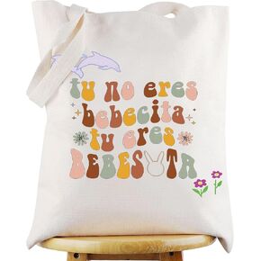 WZMPA Latin Music Cosmetic Makeup Bag Music Inspired Gift Tu No Eres Bebecita Tu Eres Bebesota Music Fans Zipper Pouch Bag For Women Girls (Tu No Eres TG)