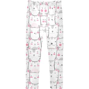 senya Girls Printed Leggings Yoga Pants for Kids in 4t to 10 Years