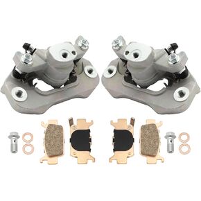 M MATI Rear Left & Right Disc Brake Caliper for Honda Pioneer 1000 Talon 1000 1000X 1000R SXS1000 2016-2023 with Sintered Pad 43150-HL4-A01 43250-HL4-A01 43150-HL6-A01 43250-HL6-A01