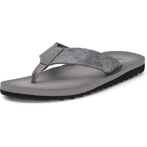 MALIDA Mens Cushion Thong Sandals Beach Flip Flops Outdoor Slippers
