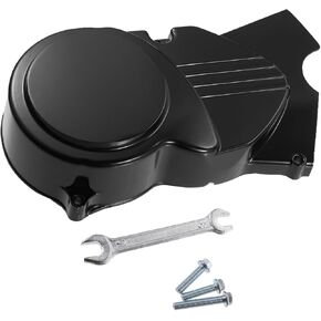 ACROPIX 1 Set Left Engine Stator Cover for 50cc 70cc 90cc 110cc 125cc Engine Dirt Bike ATV Quad Bike Black Engine Cover Protection Case Stator Guard Cover Car Parts