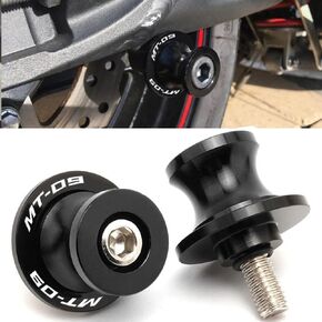 MT-09 FZ09 2014-2024 Motorcycle M6 6mm Swing arm Sliders Spools for Y&amaha MT 09 FZ-09 MT09/SP MT-01 MT-03 MT-07 MT-10/ SP 2014-2021 2022 2023 2024 - Black