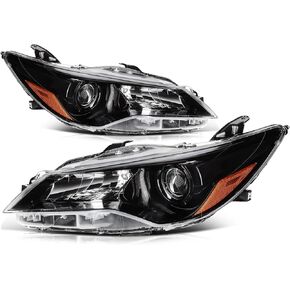 SCITOO Headlight Assembly Fits For 2015-2017 for Toyota Camry Headlamp Driver and Passenger Side