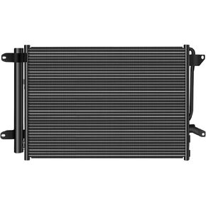 SCITOO A/C Condenser Compatible with 2011 2012 2013 2014 2015 2016 2017 2018 for VW for Jetta 2013 2014 2015 for VW Beetle 1.8L 2.0L 2.5L for AC3889