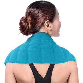 Microwavable Heating Pads Set of 2 Natural Moist Heat Pad for Back Pain, Neck and Shoulders, Nerve, Cramps, Lower Lumbar Relief