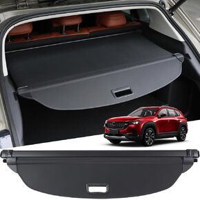 OEM Style Cargo Cover for Mazda CX50 2024 2023 Accessories, Retractable Trunk Cover Security Shield Shade Privacy Screen with 2pcs Car Headrest Hooks for 2023 2024 Mazda CX-50 CX 50 2025