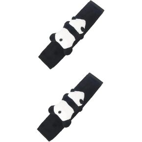 Abaodam 2pcs Panda Safety Belt Seat Belt Covers for Adults Safety Belt Pad Auto Seat Belt Pad Cover Seatbelt Shoulder Pad Auto Seat Strap Pads Auto Seatbelt Cover Car Flannel Protector