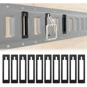 Z8 10 Pakc E-Track Rubber Pads Fit All E-Track Rails- Reduce Noise,Rubber E-Track Base for Rails to Reduce Vibration