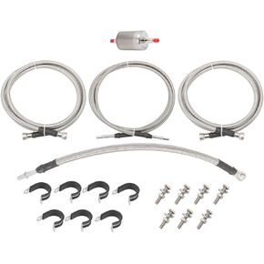819-840 خطوط الوقود المتوافقة مع سيلفرادو 1500 2500 3500 1999-2003 سييرا 1500 2500 3500 استبدال خط الوقود المرن المقاوم للصدأ 15043857 15765803