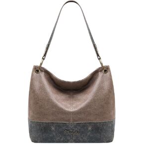 Wrangler Hobo Bags for Women Vegan Leather Top Handle Shoulder Purses and Handbags