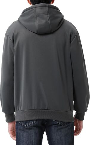 Men's Fashion Hoodies Sweatshirts Loose Fit Heavyweight Quarter-Zip Sweatshirt Fleece-Lined Pullover in Saudi Arabia