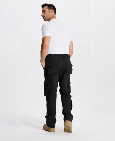 Susclude Cargo Work Pants for Men - Heavy Duty Stretch Work Pants Durability Ripstop Hiking Pants with 8 Pockets in Saudi Arabia