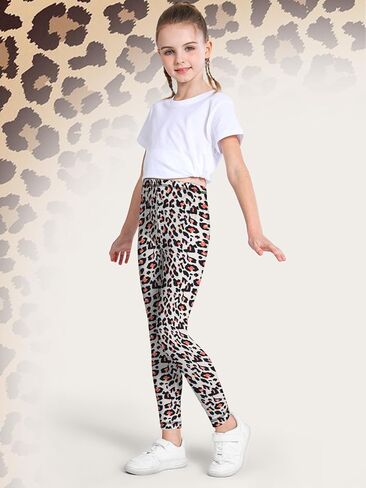 عبوة من 3 سراويل ضيقة مطبوعة للفتيات لليوجا للأطفال من عمر 2 إلى 11 عامًا in Kuwait