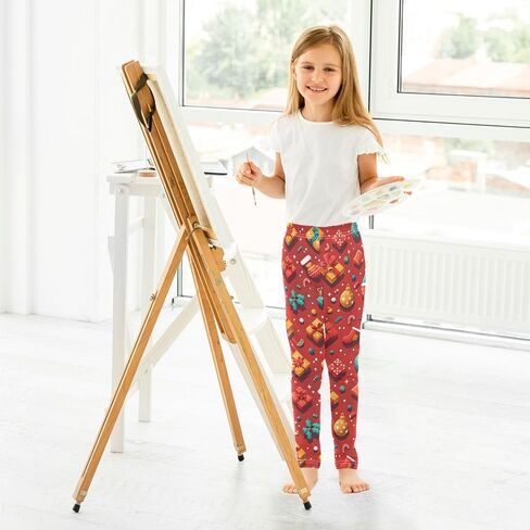 senya Girls Printed Leggings Yoga Pants for Kids in 4t to 10 Years in Kuwait