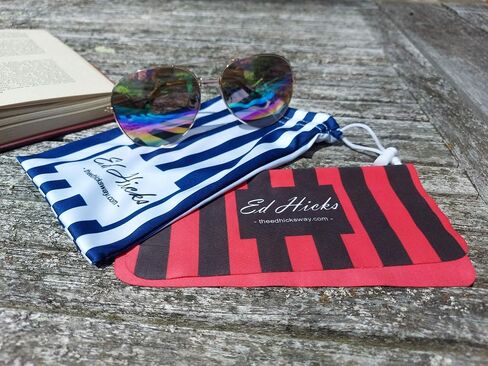 Ed Hicks 10 Premium Microfiber Eyeglass Cleaning Cloths — 7" x 7" — for Cleaner Glasses, Sunglasses, Lens, Phones and iPads in Saudi Arabia