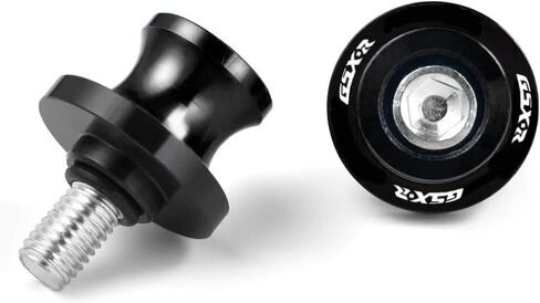 Motorcycle 2PCS 8MM CNC Aluminum Swing arm Sliders Spools Swing Arm Stand Screw For SUZUKI GSXR 600 750 1000 (Black) in Saudi Arabia