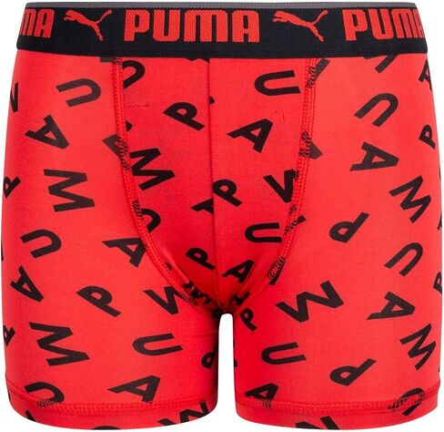 PUMA Boys' 2 Pack Printed Performance Boxer Brief in Saudi Arabia