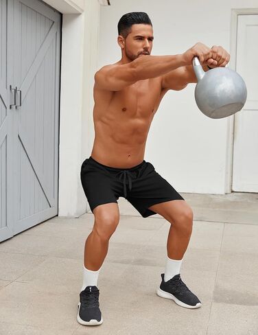 COOFANDY Men's Workout Gym Shorts Mesh Athletic Shorts Lightweight Quick Dry Training Short Pants with Pockets in Kuwait