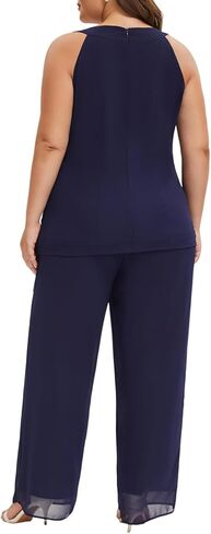 بالإضافة إلى حجم الدعاوى بانت أم العروس 3 قطعة مجموعات الشيفون اليد مخيط الماس حفل زفاف الزي in Kuwait