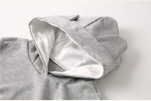 ALYC Boys Girls Hoodies,Pet Holder Cat Dog Large Pouch Carriers Pullover Long Sleeve Cat Ear Sweatshirt (Dark Grey, 140/(6Y-7Y)) in Saudi Arabia