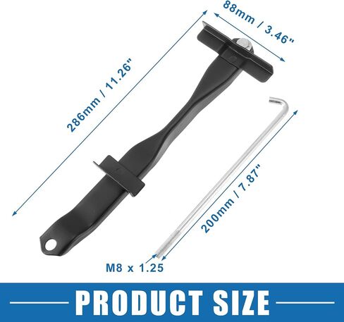 مجموعة تثبيت البطارية 74404-35110 دعامة تثبيت البطارية لأسفل لسيارة Toyota 4Runner Pickup 1984-1995 معدن أسود in Saudi Arabia