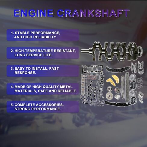 G4KJ 2.4 Engine Overhaul Rebuild Kit Fits for Hyundai Tucson Kia Forte Sportage 2.4L DOHC Naturally Aspirated Replace OE 23111-2G200 23040-2G500 23410-2G500 2102025120 230602G411 in Kuwait