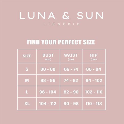 قميص نوم نسائي من Luna & Sun من الساتان برقبة على شكل حرف V وقميص نوم in Kuwait