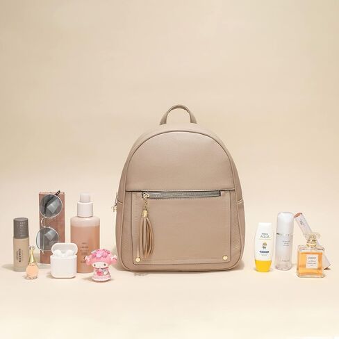 Montana West Medium Backpack Purse for Women Anti Theft Backpack with Secured Zipper & Tassel in Saudi Arabia