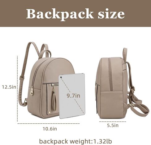 Montana West Medium Backpack Purse for Women Anti Theft Backpack with Secured Zipper & Tassel in Saudi Arabia