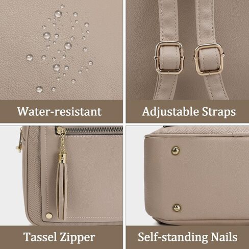 Montana West Medium Backpack Purse for Women Anti Theft Backpack with Secured Zipper & Tassel in Saudi Arabia