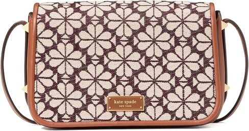 kate spade new york Women's Spade Flower Jacquard Flap Crossbody in Saudi Arabia
